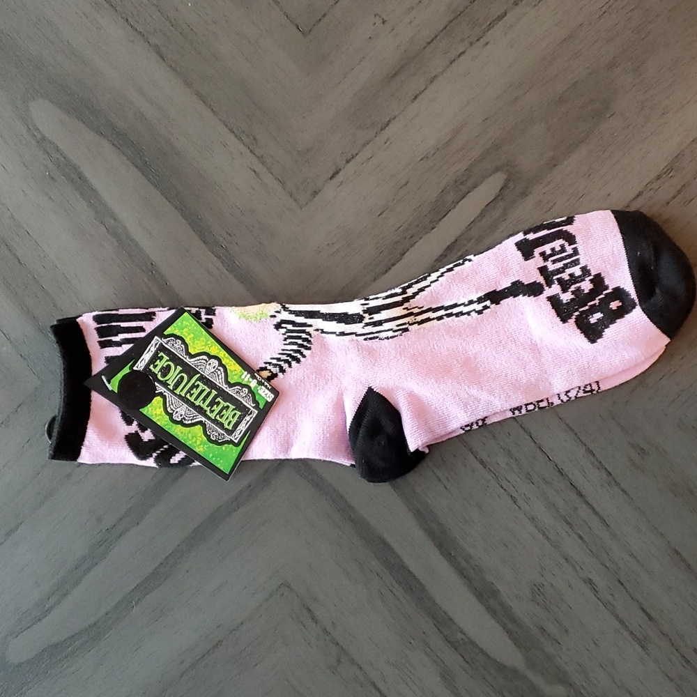 Beetlejuice novelty socks - Picture 4 of 7